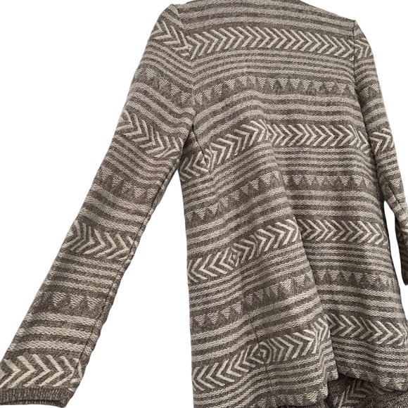 Lucky Brand Geo Stitch Cardigan Sweater size L - Picture 7 of 12